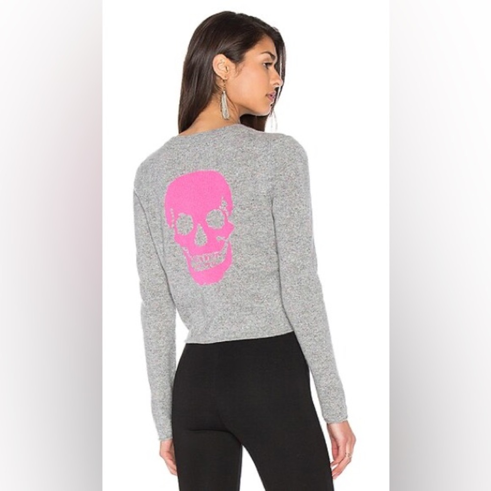 Skull Cashmere Trova Cashmere Skull Sweater in Festival Skull
